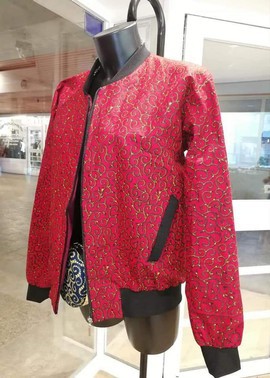 Mixed Makassi red wax winter bombers