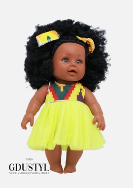"Linguère Faty Yamar" black doll