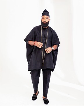Casquette Aso Oke Dashiki &amp; Hand Swarvrsoky en cristal noir anthracite