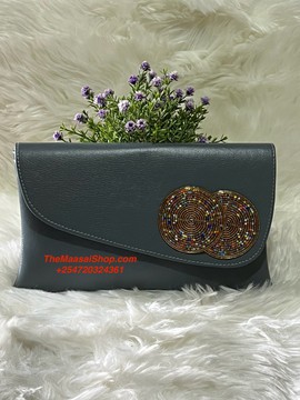 KENYAN BEADED CLUTCH BAG