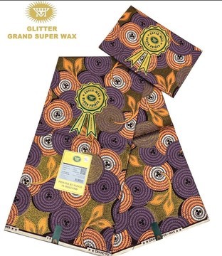 Grand Glitter Super wax Vlisco/Ankara wax/ Ankara Print