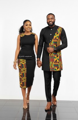 Matching Ankara dresses