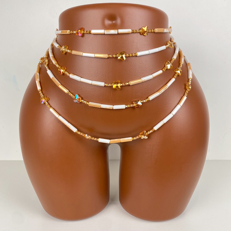 Perles de taille, Chaîne de ventre, Baya, Bine-Bine, Perles de hanche