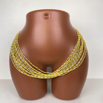 Bayas Lumineux jaune , perle de taille fluorescente , perle de hanche lumière , bine bine