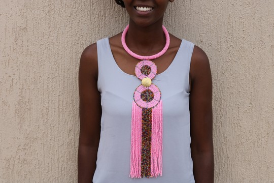 African Masai beaded necklace,  African jewelry, Christmas gift for mom, Pendant necklace