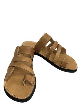 Men's sandal in genuine leather