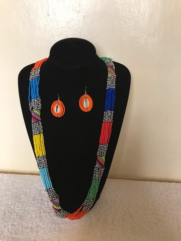 Collier / collier de perles / collier africain / cadeau pour elle / collier africain / perles zoulou