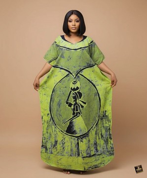 Le caftan batik Heritage Maiden