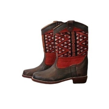 Grande Vente! Bottes en cuir véritable artisanale fait main par des artisans du Maroc