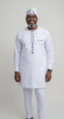Kaftan et chapeau pour homme