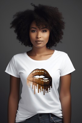 T-shirt - "Melanin Lips"