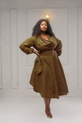 Gabriella 2 piece Ankara Top and Skirt
