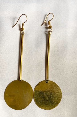 Boucles d'oreilles en laiton / boucles d'oreilles africaines / bijoux en laiton / boucles d'oreilles en os / 28 boucles d'oreilles
