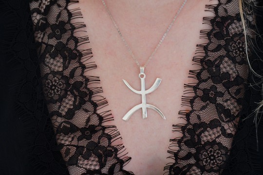 Silver Yaz Necklace