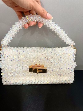 Sac crystal perle
