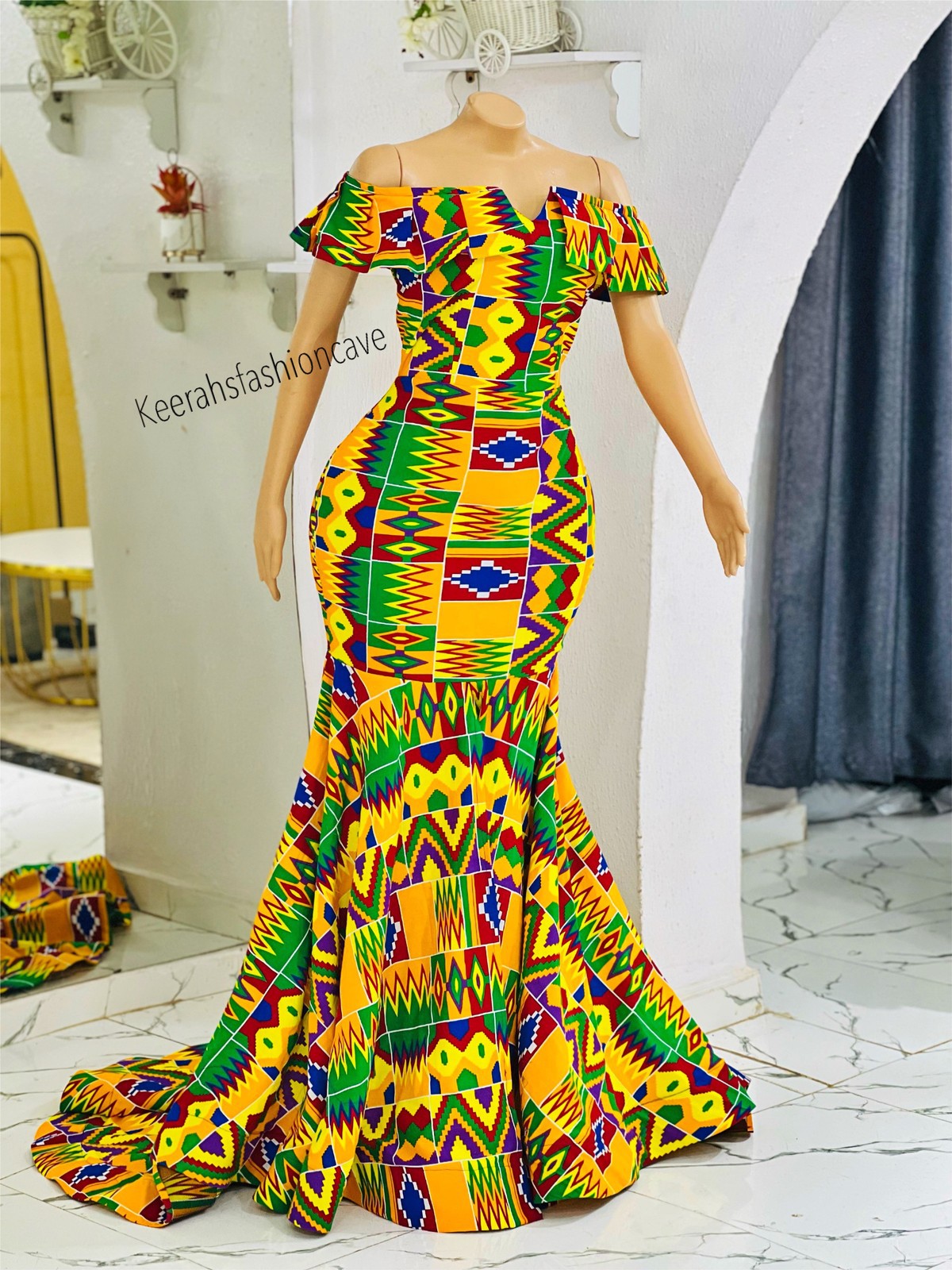 Robe Caftan Longue Été Femme 100 % Coton Imprimé Dashiki Africain – Taille Unique Ample Et Colorée