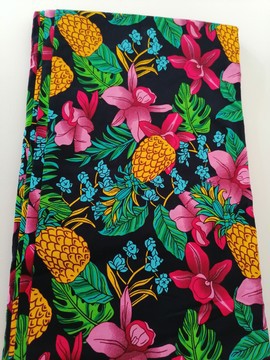 Wax fabrics 100% cotton 1 yard "pineapple"