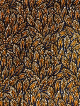 6 YARDS FABRIC WAX ANKARA FABRIC PATTERN: