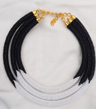 Collier 3 en 1/colliers zoulou/ collier maasai/ chaîne africaine