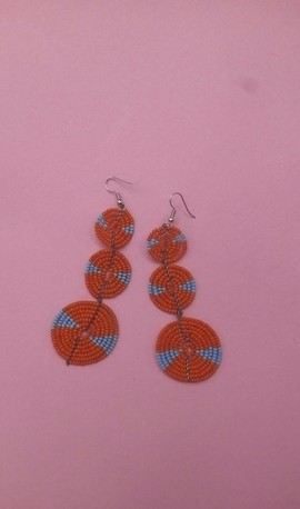 Boucles d'oreilles africaines / boucles d'oreilles maasaï / bijoux femmes / boucles d'oreilles faites à la main