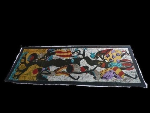 tableau batik seine du village030