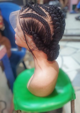 Zizi Elegant African Woman Knotted Braids For Weddings/Special occasions/Everyday