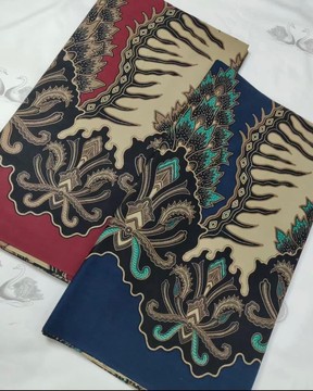 Hand-drawn Batik/ Hand-dyed/ Natural Dye/ Cotton Sarong/ Home Decor Fabric/ Dress Fabric