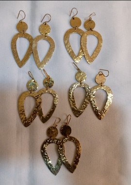 Boucles d'oreilles africaines/ bijoux pour femmes/ boucles d'oreilles faites à la main