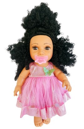 12 inch African -American Doll// Zaina doll