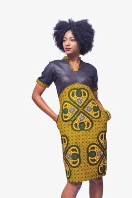 slim fit dress slacks African Clothing|Women's African Wear|Kente Short Gown|Prom Mini Gown|African Print Dress|Wedding Guest Outfit|Party Wear|Dashiki|Kente 2 main image 1