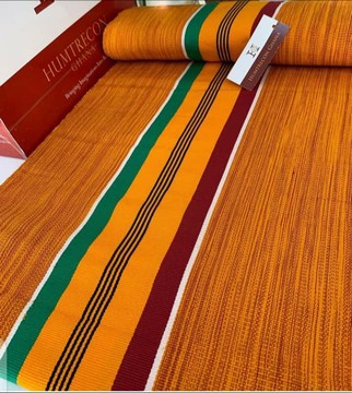 Patterned Northern Ghana Kente-gold