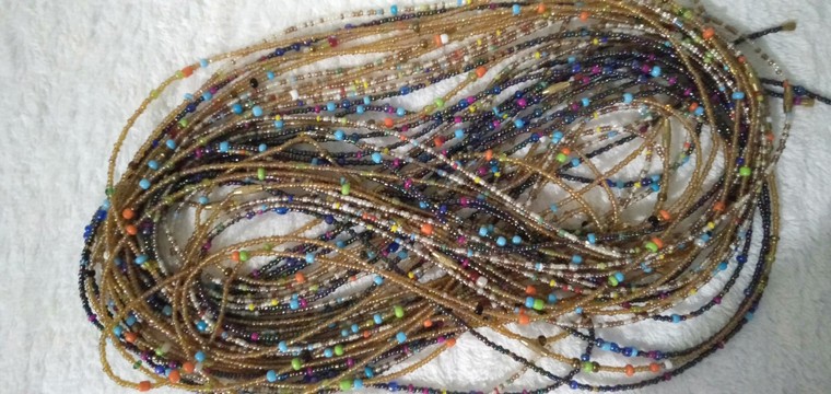 Waist chain, waist beads, beaded jewelry, Africa waist beads, belly chain,belly breads