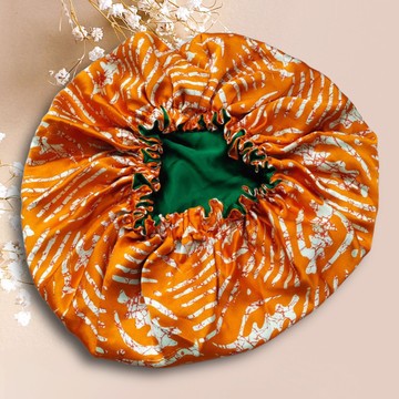 Reversible silk beanie / satin nightcap / hair accessories for women