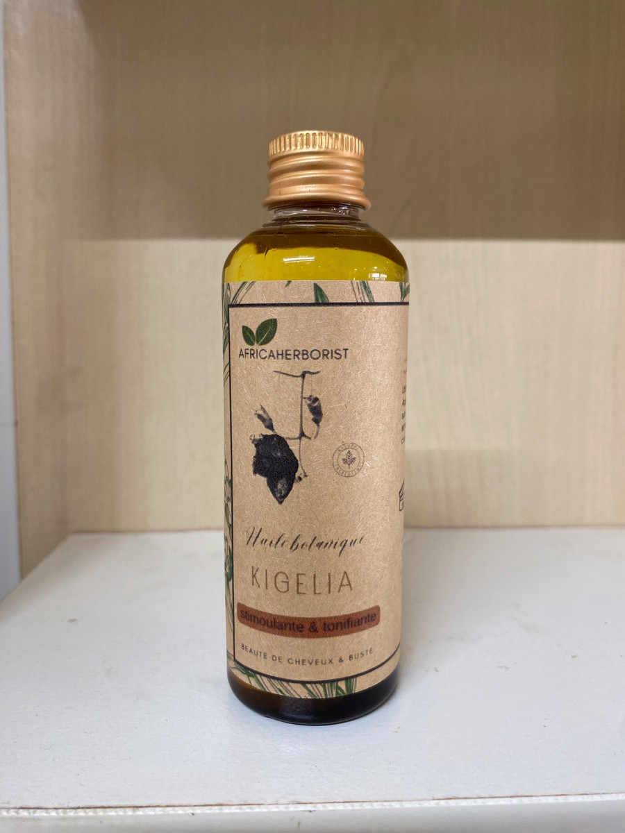 Huile De Kigelia Africana 2 En 1 - 200ml, Pour Volume Sein/fessier/pénis, Naturelle
