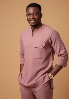 African Wedding Suit | Senator Suit | Dashiki Shirt | Men’s Kaftan