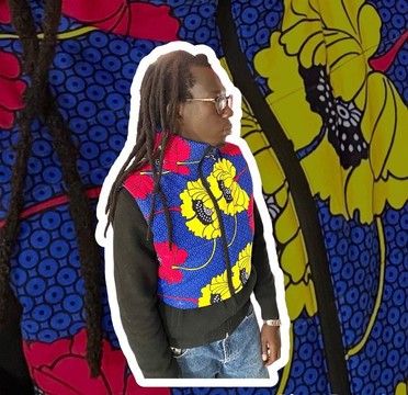 Gilet sans manches en wax