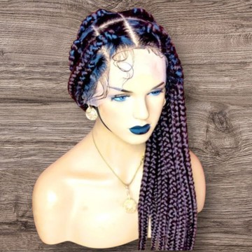Lala African Woman Box Braided Exquisite Hair For Weddings/Special occasions