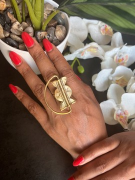 Beautiful Akan “Aya” ring