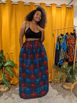 Nalyah wax maxi skirt