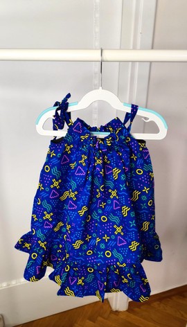 Robe Fatou en Wax Africain | Robe d'été