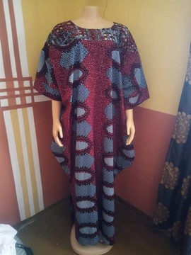 Robe longue africaine Brkkytee Maxi, robe libre africaine