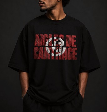 T-shirt noir CDM26 Aigles de Carthage