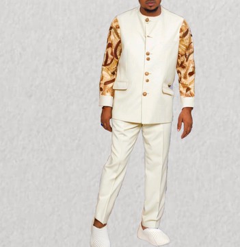 Beautiful 2pieces men kaftan available in all sizes