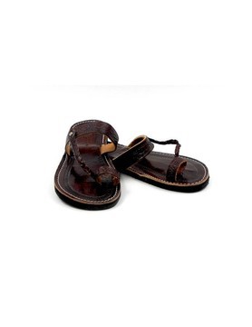 BIG SALE! Genuine Leather Sandals Simply and Pratical Handmade By Cuiroma Craftsmen in Morocco