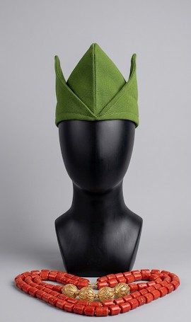 Abeti aja cap | Hand-woven Aso Oke cap | Traditional wear