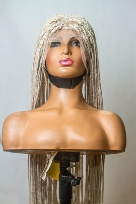 Full lace lisa bonnet back combed locs 30inches