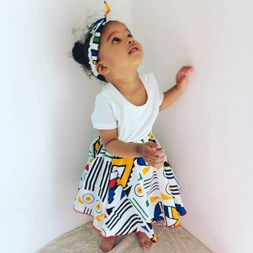 baby skirt and headband