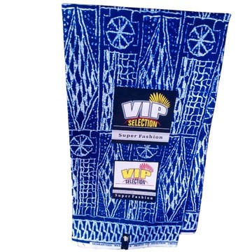 Ndop Cameroon wax print fabric in lightweight cotton, 2 yards