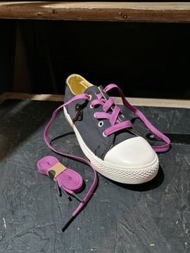 LACES n°II 80/110/150 cm 31.5/43.3/59 inch Violet Sneakers Tennis Trainers Cool Original Style Look