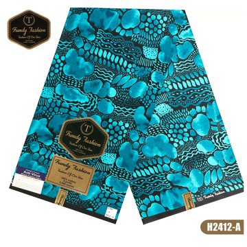Imprimé wax Ankara 100% coton 6 yards 010